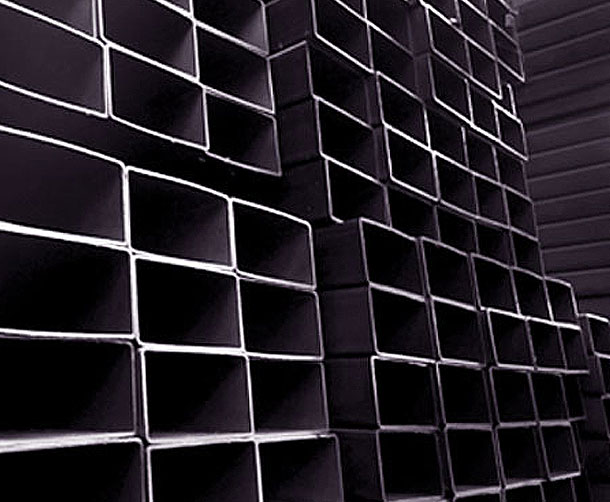 ท่อเหลี่ยมโปร่ง  CARBON STEEL SQUARE TUBE